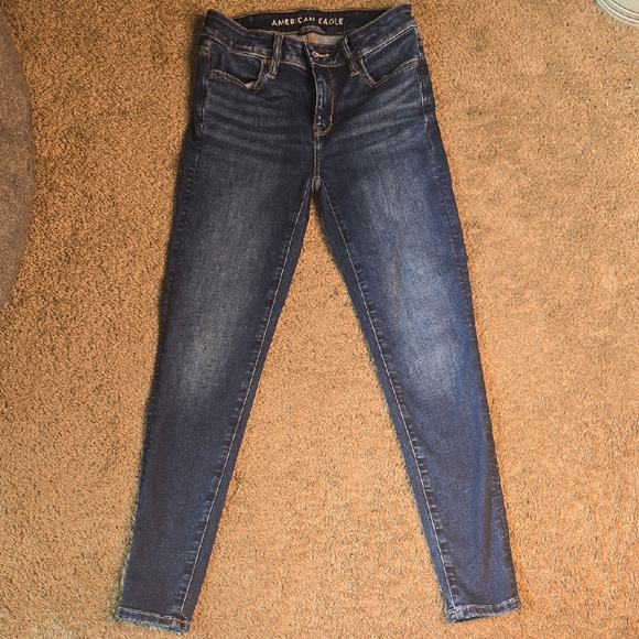 American Eagle Outfitters Women's Blue Jeans - Picture 1 of 5